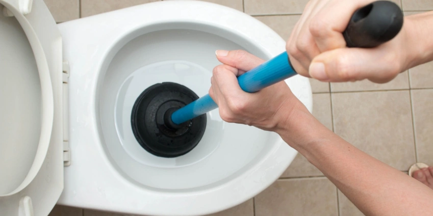 Image: What to Do if You Have a Backed-Up Toilet
