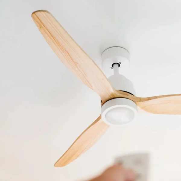 Modern ceiling fan with three blades Modern ceiling fan with three blades