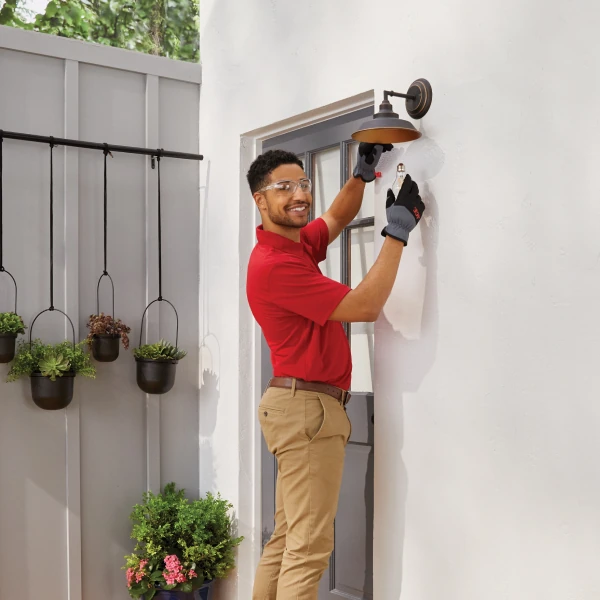 Exterior lighting installation and upgrade