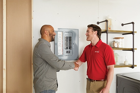 Consulting with an electrician for wiring repairs Consulting with an electrician for wiring repairs