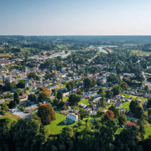 Aerial view of New Lebanon, OH Aerial view of New Lebanon, OH