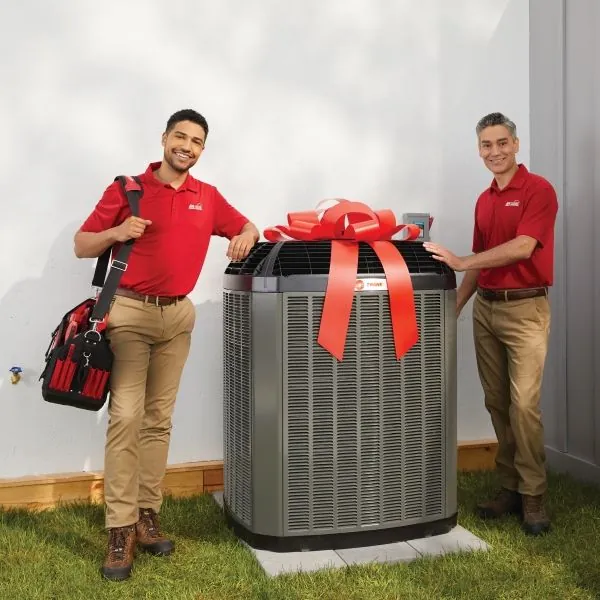 Red bow AC installation Red bow AC installation