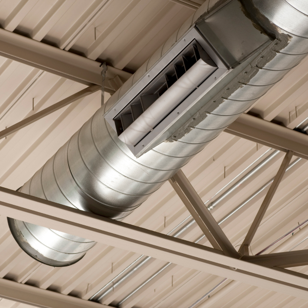 Commercial ductwork installation