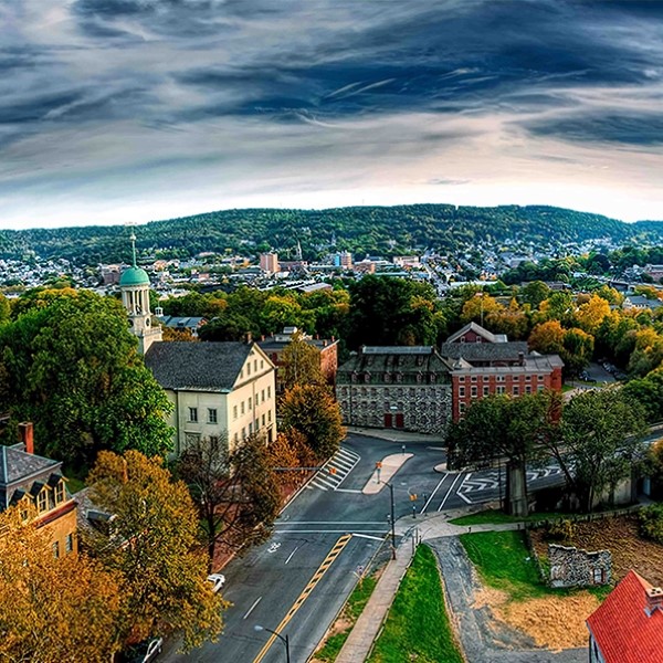 Ariel view of Bethlehem, PA Ariel view of Bethlehem, PA