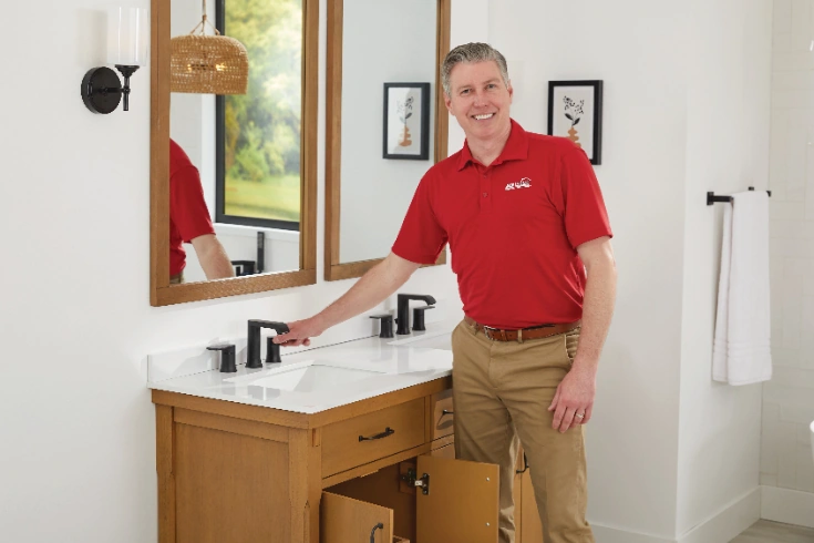 Bathroom plumbing technician Bathroom plumbing technician