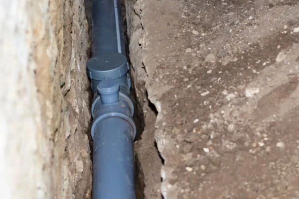 Drain line replacement