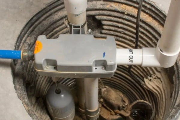 Primary sump pump in home Primary sump pump in home