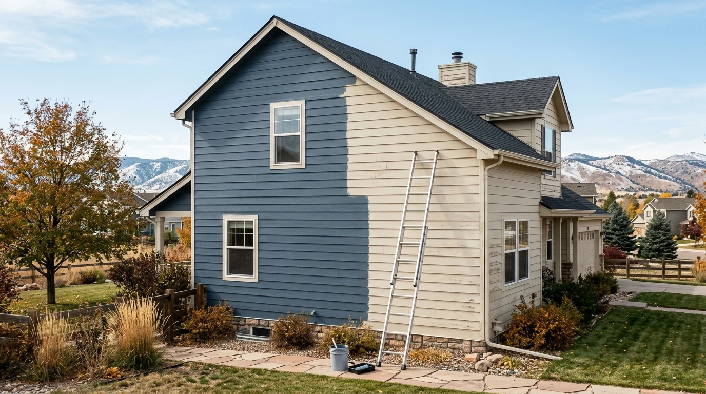 Image: How Long Does It Take to Paint Siding?