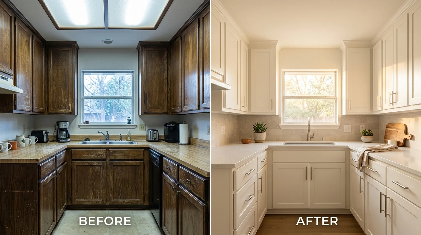 Image: Is Professional Cabinet Painting Worth the Cost?