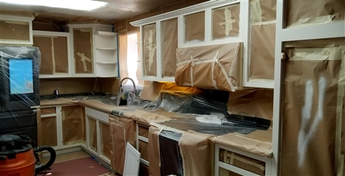 Cabinet Painting in Highlands Ranch, CO
